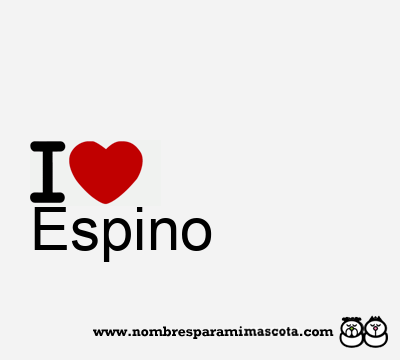 I Love Espino